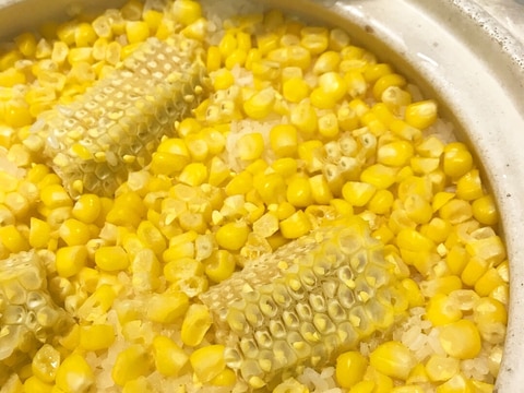 とうもろこし農家さん直伝!土鍋でとうもろこしご飯